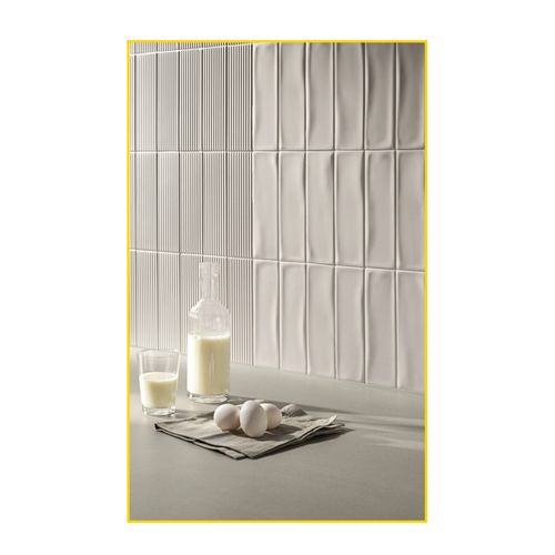 Mosaico Portobello 7X24,5 Vivant Blanc Brilhante Bold 204200E