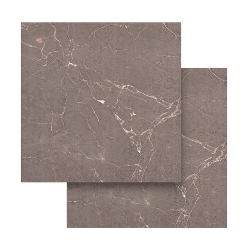 Piso Porcelanato Elizabeth 84X84 Imperador Gris Esmaltado Polido