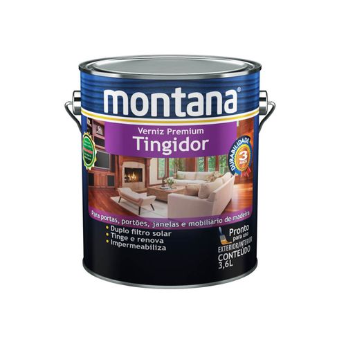 Verniz Tingidor Montana Castanho Brilhante 3,6 Litros 33C560530