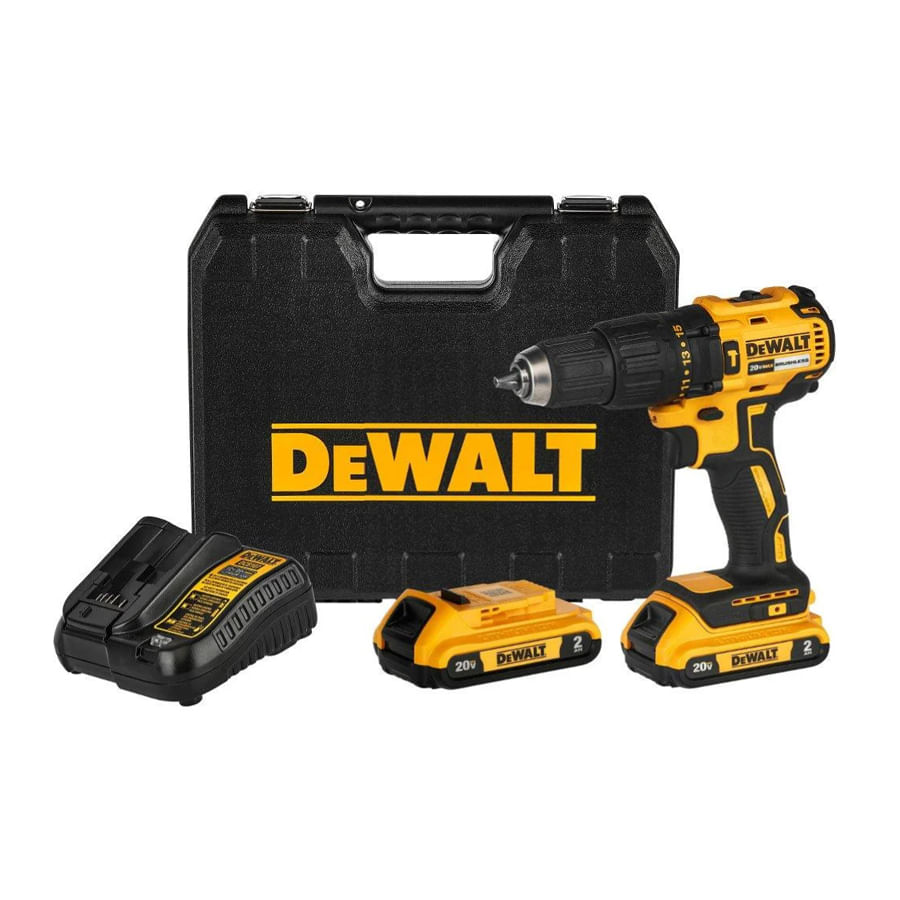 Parafusadeira Furadeira Dewalt 20V Impacto 2 Bateria Bivolt