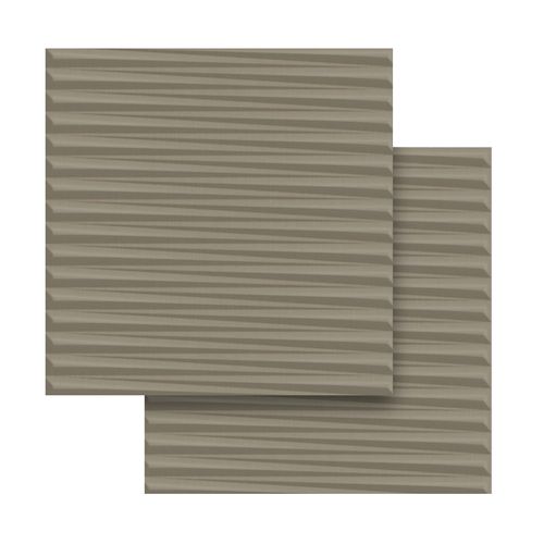 Piso Porcelanato Ceusa 58,4X58,4 Plissado Natural Retificado 5062545A