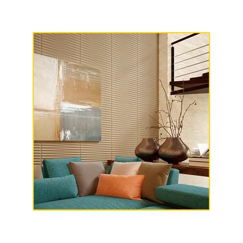 Piso Porcelanato Ceusa 58,4X58,4 Plissado Natural Retificado 5062545A