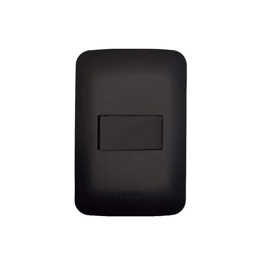黒辻 Interruptor Romazi Canoa Preta Paralelo 10A 26190 - Todimo