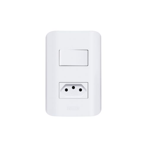 Interruptor Romazi Canoa 2625 Branco Simples Tom 2P T 20A