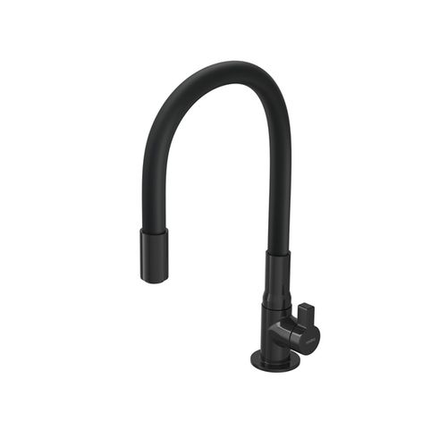Torneira Hydra Cozinha Bancada Hydramotion Preta/Preta 1167.PTPTHMN