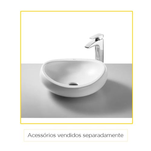 Cuba Roca Apoio Urbi 1 450mm sem Ladrão Branco A327225000