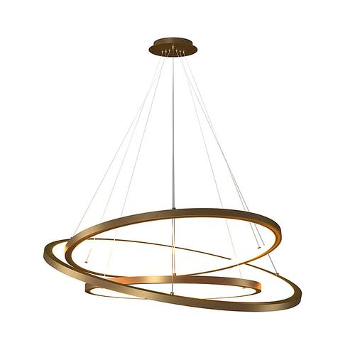 Pendente Orluce Tabet 80W 127/220V Dourado OR1753