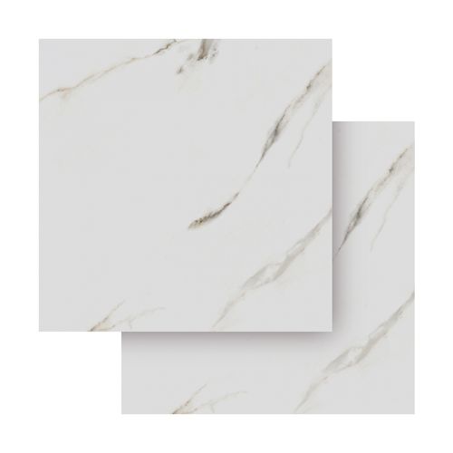 Piso Porcelanato Savane 90,5X90,5 Carrara Gold Acetinado