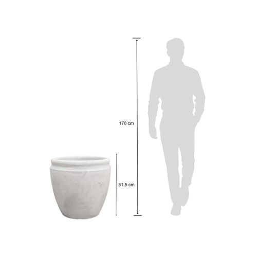 Vaso Japi Antique Macchitado 55X55X51cm JVAQMA55