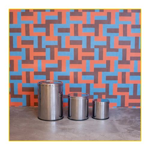 Lixeira Mor Inox Basculante 12 Litros 008362