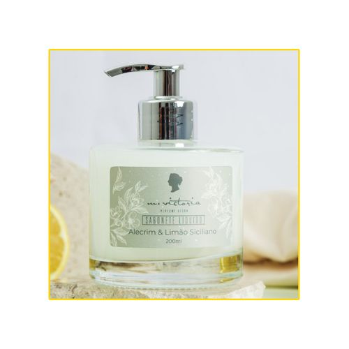 Sabonete Liquido M.Victoria 200ml Alecrim Limao Siciliano