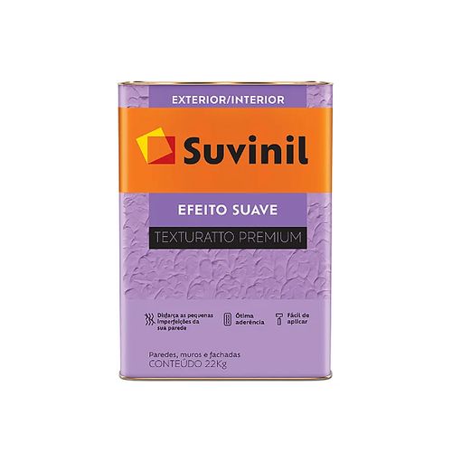 Texturato Suvinil Self Efeito Suave Branco 22Kg 50744235