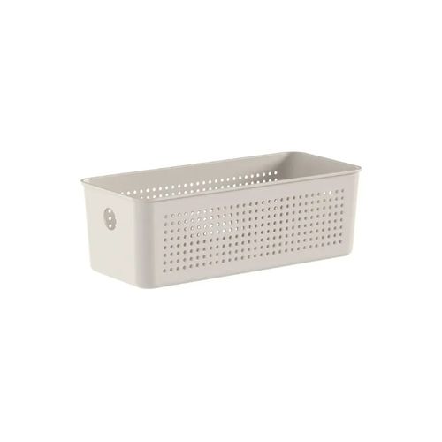 Cesto OU Flow 27X12X9cm Bege Fechado CFW100BGF