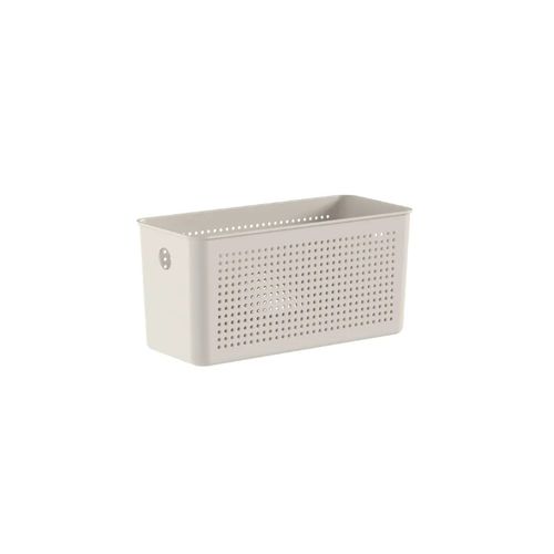 Cesto OU Flow 27X12X13cm Bege Fechado CFW150BGF