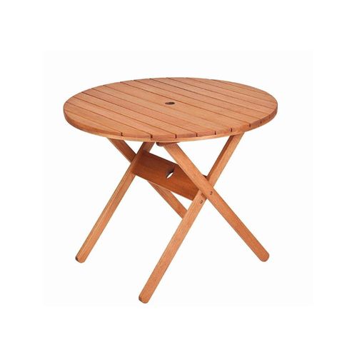 Mesa Mestra Dob Ipanema Redondo 90cm Stain Noguei 52240429