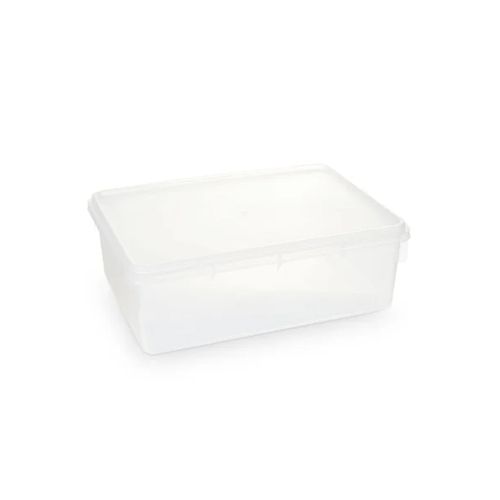 Caixa Plasvale Retangular 3,5 Litros Transparente 121