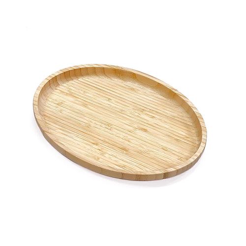 Bandeja Plasvale Oval 33cm Bambu 7124