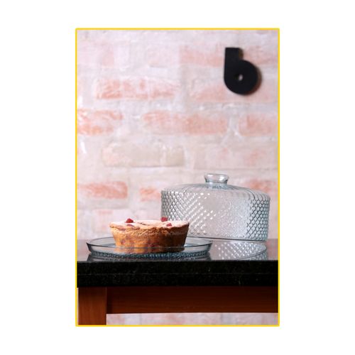 Conjunto Boleira Vitazza Bico de Jaca Transparaente Ambar 17607 AB