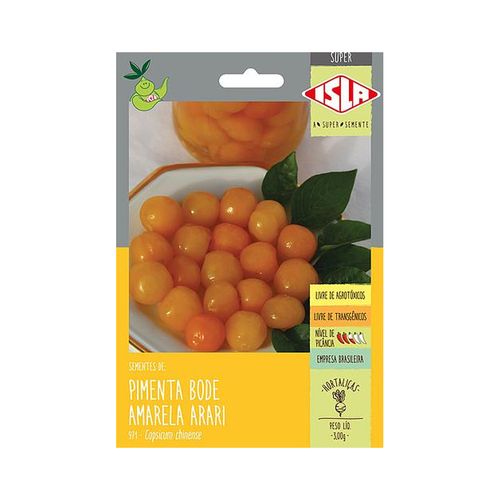 Semente Pimenta Isla Arari Bode Amarela 3,5Gr 2347 971.31