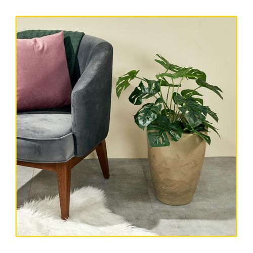 Vaso Palash Copacabana Baixo 40X30cm Camurca R.0380.040.030