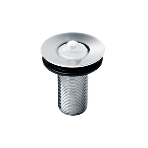 Valvula Celite Lavatório 1 sem Ladrao Cromado com Tampa Plast Branco B5828C5Cr3