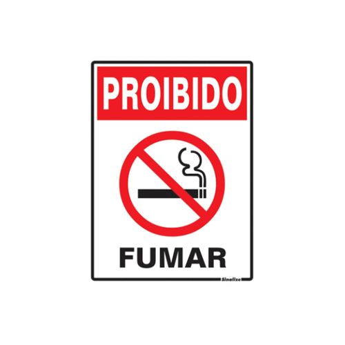 Placa Sinalize 15X20 220 Ab Proibido Fumar
