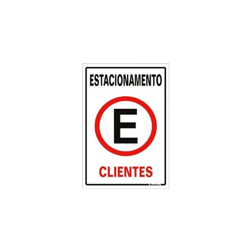 Placa Sinalize 30X20 250 Ay Estacion.Cliente