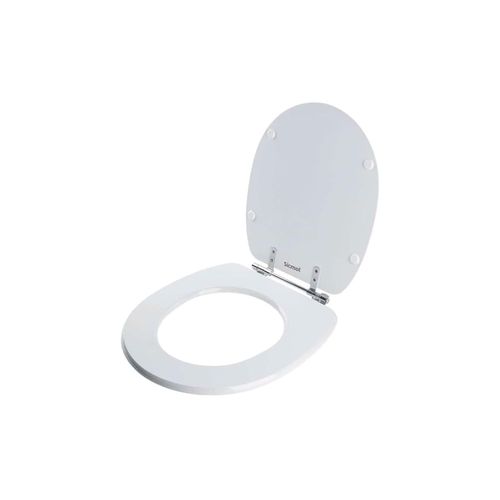 Assento Sicmol Aspen/Fast MDF Laqueado Branco 5533