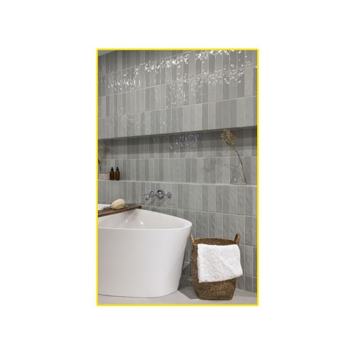 Azulejo Eliane 7X25 Prisma Hijau Brilhante 8049301