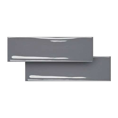 Mosaico Portobello 7X24,5 Vivant Gris Brilhante Bold 204208E