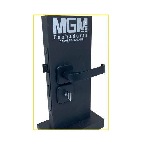 Fechadura MGM Verona Preto Banheiro 213649