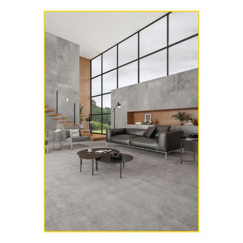 Piso Porcelanato Portobello 90X90 Nord Cement Natural 209552E