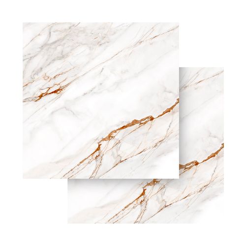 Piso Cerâmico Supreme 75X75 Calacata Iron Acetinado Retificado 875007 - LD