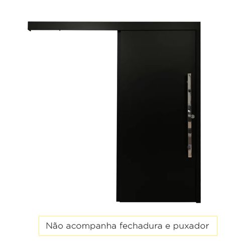 Kit Correr Concrem Essenziale Lisa Lacca Nero 210X90X7,5-15 BI.3857