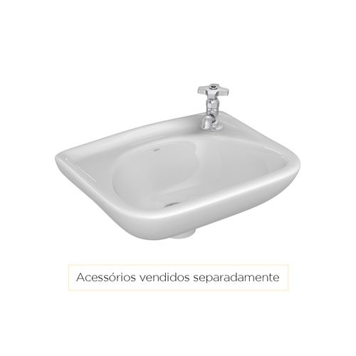 Lavatório Deca Suspenso 39,5x29,5Cm Branco Gelo