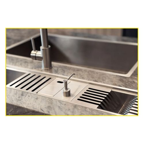 Kit Dosador com Porta Esponja Tramontina 94534/026 Aço Inox