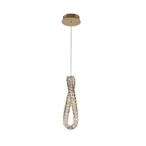 Pendente Nordecor Led Cristal Lezie  IN 45cm 33W 3000W 2741
