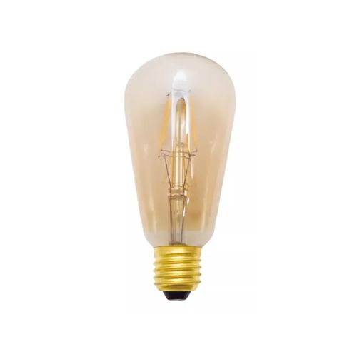Lâmpada Luminatti Led Pera Fil 4W Âmbar LM558