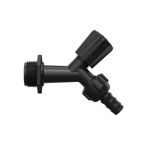 Torneira Krona Slin 1/2" 3/4" Preta para Jardim 784
