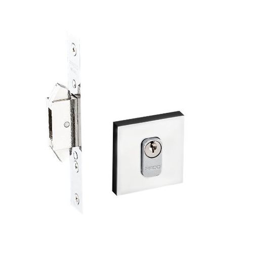 Trava Pado Roseta Quadrada CR ZM para Porta Correr RQ2 Cromado 57024189