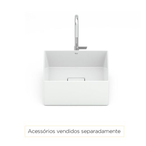 Cuba Roca  Apoio Terra Quadrada 30X30Cm T3 Branca A32722N000