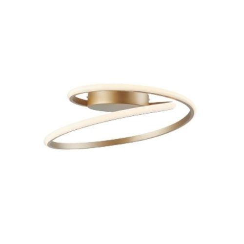 Plafon Hevvy Horizon Circle 40Cm Dourado 1487