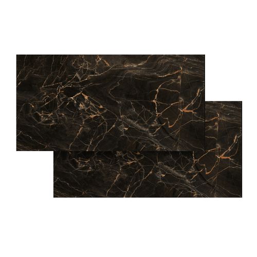Piso Porcelanato Helena 62X121 Esm Ret Hope Brown Polido HPO120081