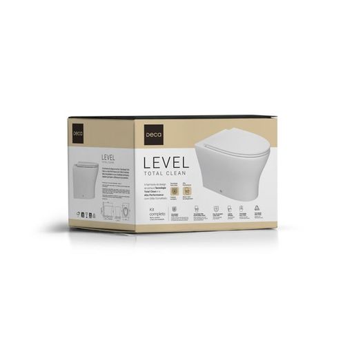 Kit Deca Bacia Convencional Level KP.8510.17 Branco