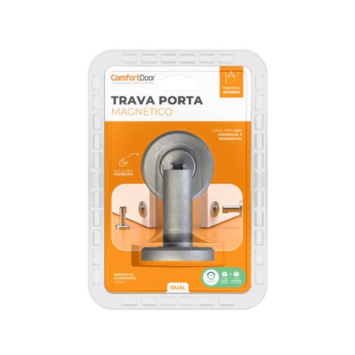 Fixador Comfortdoor Magnético Dual Escovado MR01070001