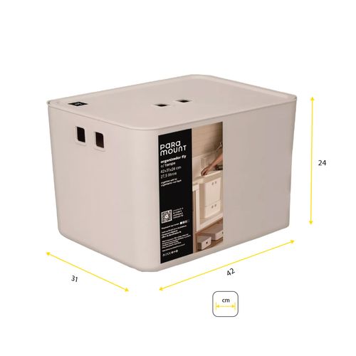 Organizador Paramount para Tampa 42X31X24Cm Fly 27,5Lts Creme 4587