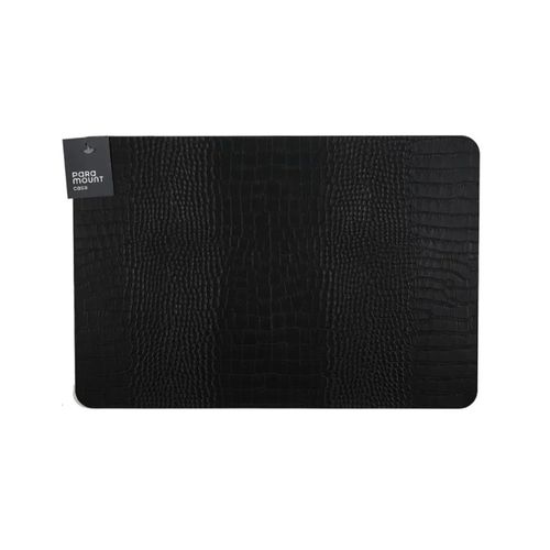 Lugar Americano Paramount Croco 45X30Cm Preto 2453