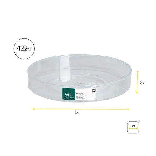 Organizador Paramount Redondo Giratório 34Cm 3321