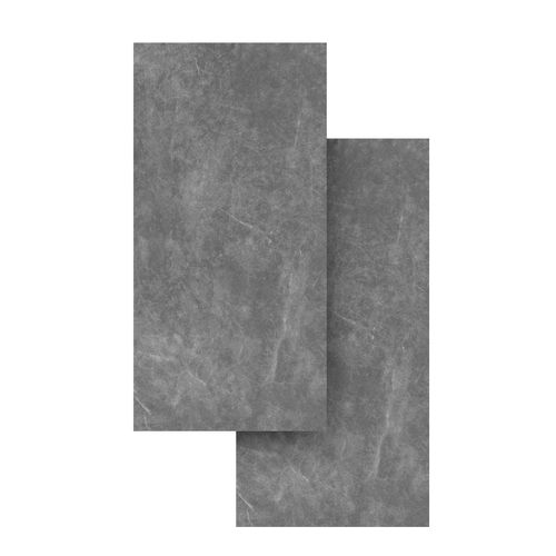 Piso Porcelanato Savane 56X113 Manhattan Grafite Polido