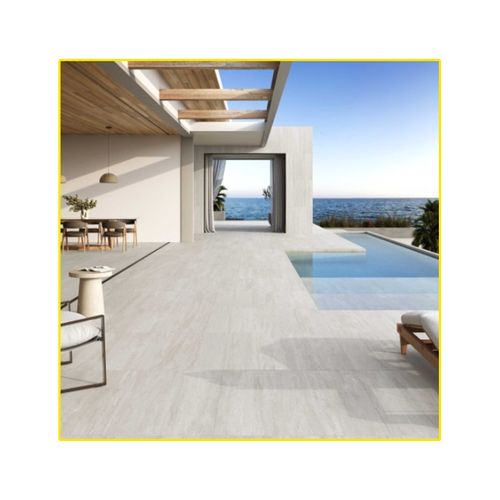 Piso Porcelanato Biancogres 80X80 Travertino Classico Acetinado Co0206C1